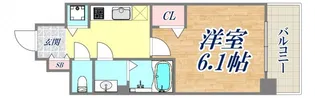 プレサンス新神戸駅前【2階】の間取り