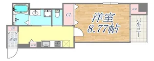 レジデンス富久寿【4階】の間取り