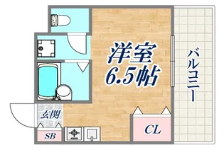 1Rの間取り画像