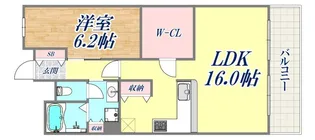 岡本パークマンション【3階】の間取り