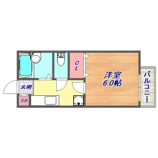 クァトルセゾン六甲道【1階】の間取り