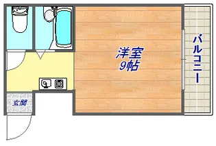 三景マンション【1階】の間取り