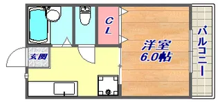 シティライフ岡本【1階】の間取り