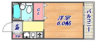 シンプルライフ王子【3階】の間取り