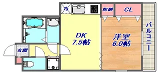 ドール魚崎【2階】の間取り