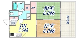 西甲南レジデンス【3階】の間取り
