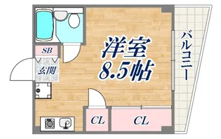 ハイツオークラしのはら【2階】の間取り