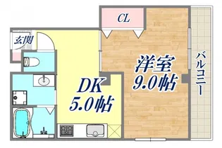 林マンション【3階】の間取り