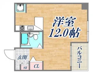 グランピア下山手【4階】の間取り