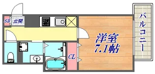 フラン・パルク・ミナト【4階】の間取り