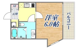 BIG1神戸【4階】の間取り