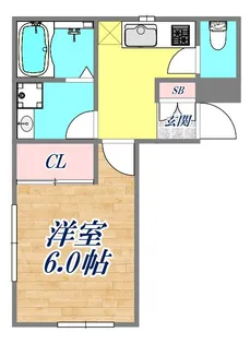 エビラ須磨【1階】の間取り