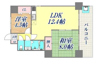 モンラヴィ六甲南【3階】の間取り