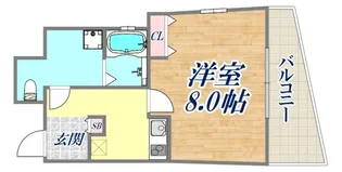 Dolce Vita王子公園【8階】の間取り