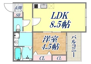 NET−K妙法寺【2階】の間取り