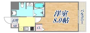 1Kの間取り画像