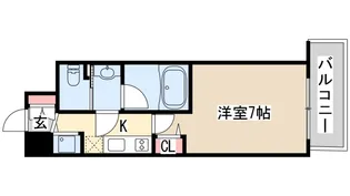 アスヴェル神戸ハーバーサイド【2階】の間取り