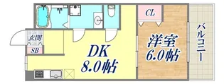 大和マンション【6階】の間取り