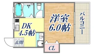 ビタミンテラス神仙寺【1階】の間取り