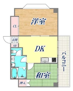 サンシャイン山手【3階】の間取り