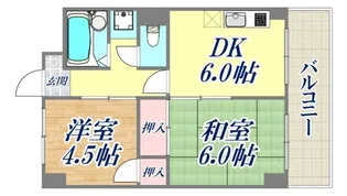 ハイツ安国【3階】の間取り