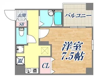 ヴィラ神戸2【2階】の間取り