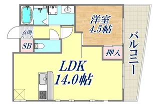 新井マンション【2階】の間取り