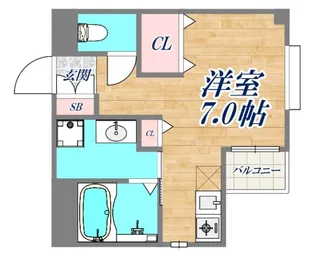 エルハイム【1階】の間取り