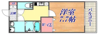 エストーネハーバーランド【9階】の間取り