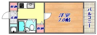 コーポアガペ【4階】の間取り