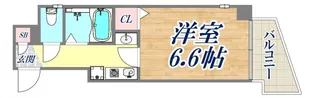 エステムコート神戸県庁前【2階】の間取り
