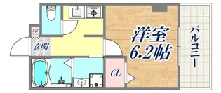 ラムール六甲山ノ手【1階】の間取り