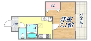 グラーツィア東灘【2階】の間取り