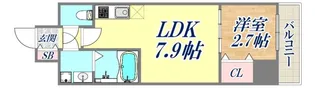 LIVIAZ KOBE LaMer【1階】の間取り