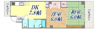 安藤マンション【2階】の間取り