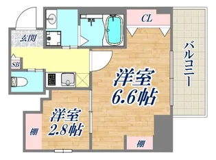 エヌエムスワサントアン【7階】の間取り