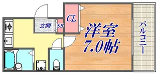 ピースハイツ【2階】の間取り