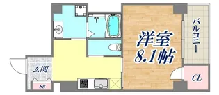 エスポアシティ神戸【5階】の間取り