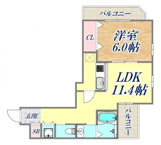 REGINA【3階】の間取り