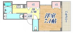 KSマンション【4階】の間取り