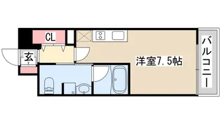ラナップスクエア神戸ハーバープライム【4階】の間取り