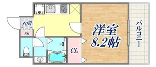 ショーソン上沢【4階】の間取り