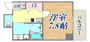 ブロード東灘深江駅前レジデンス【6階】の間取り