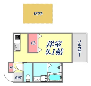 K-maisonriche【2階】の間取り