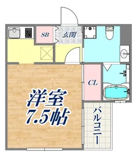 エビラ須磨【1階】の間取り