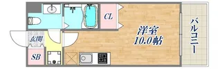 アプリーレ神戸元町【8階】の間取り