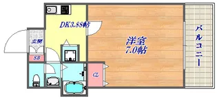 パシフィックレジデンス神戸八幡通【8階】の間取り