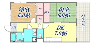 グリーンレジデンス須磨【4階】の間取り