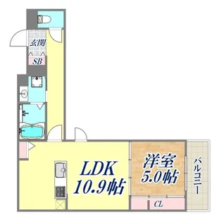 LaMaison大田町【1階】の間取り