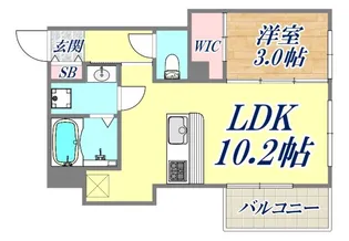 LaMaison大田町【1階】の間取り